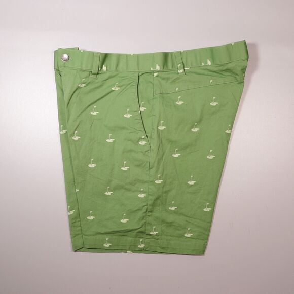 Fabletics x Hart Eagle Edition Green Golf Chino Performance Shorts Mens 34 x 8" - Picture 5 of 9